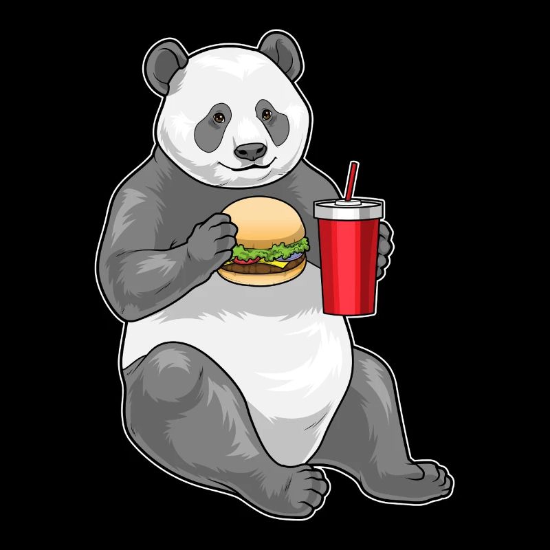 Panda Cheeseburger