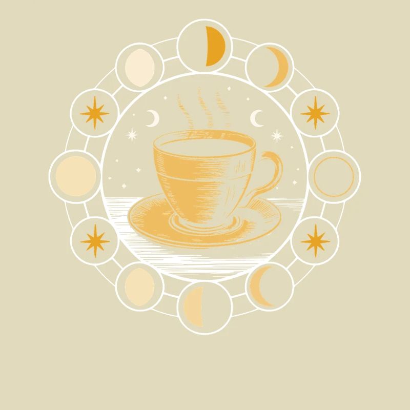 Moon Phase Coffee Lover Celestial Caffeine Wicca