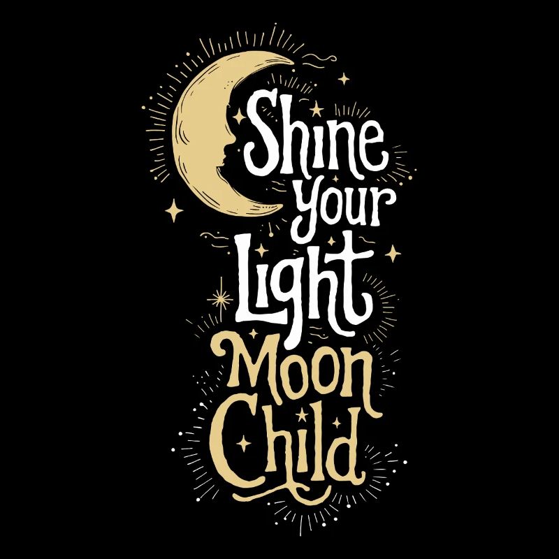 Moon Child Whimsical Gothic Witchy Lunar Lover