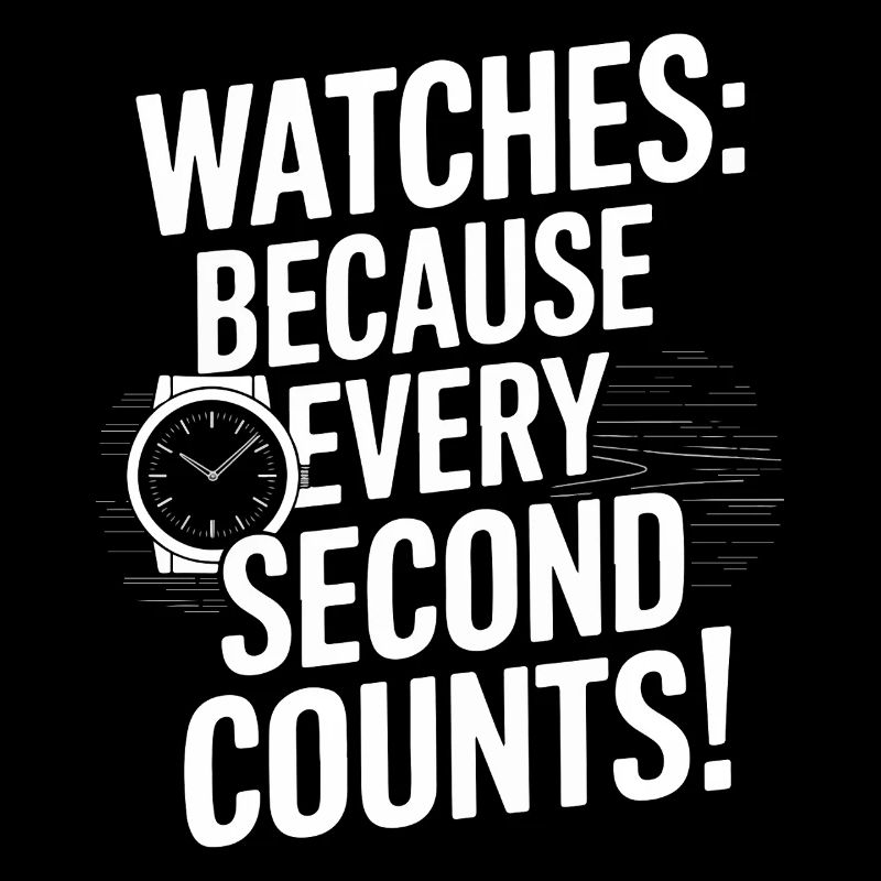 Watches: Because every second counts!