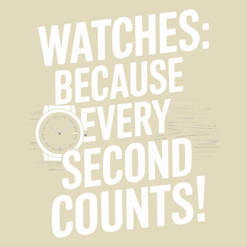 Watches: Because every second counts!