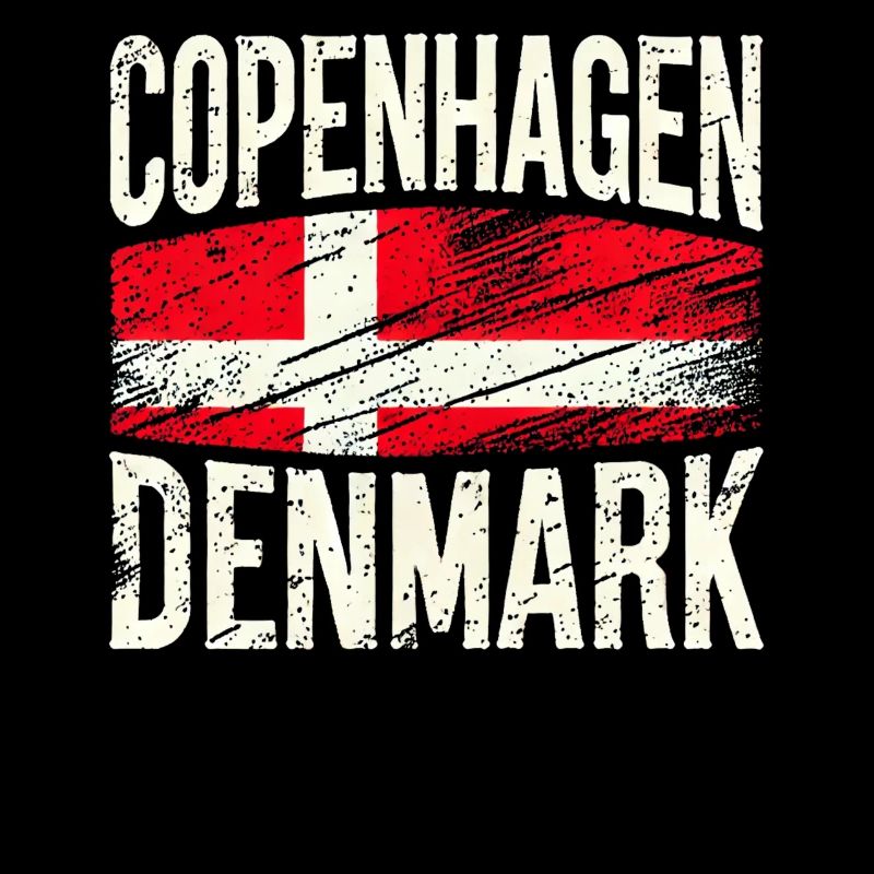 Copenhague Danemark Drapeau