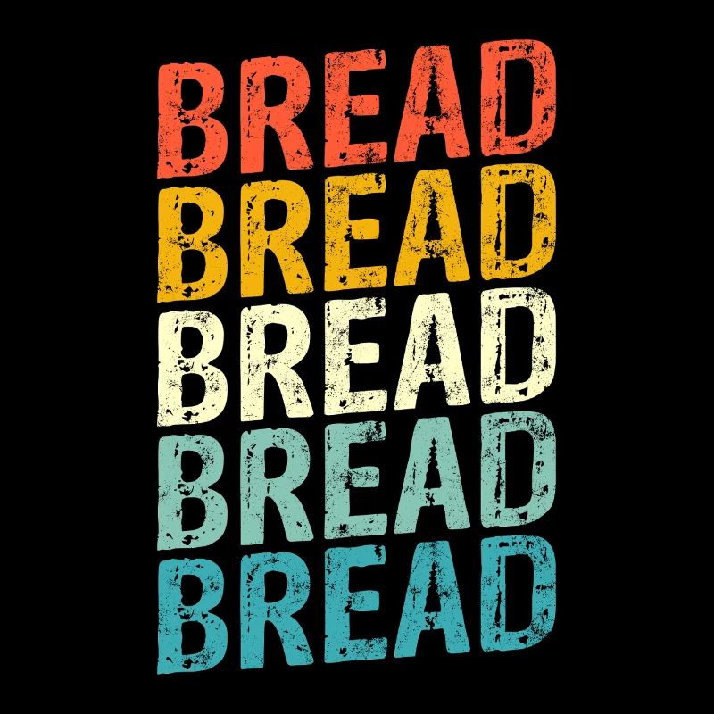 Bread Funny Backshop Bakery Retro Bread Loaf