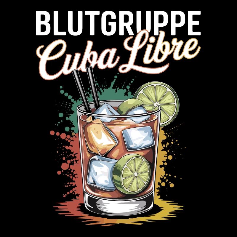 Blood Type Cuba Libre Cocktail Bartender