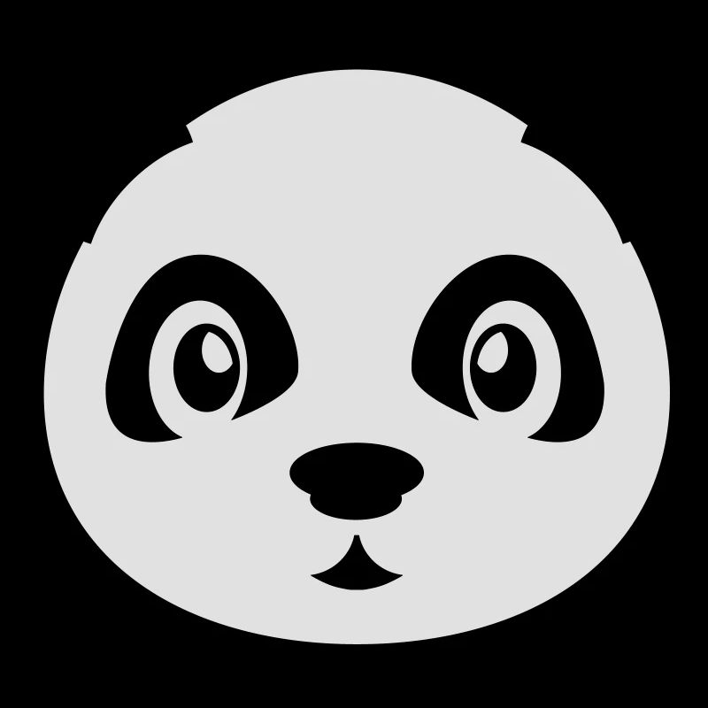 Cute panda with glasses - Nerd Panda Bär - Brille