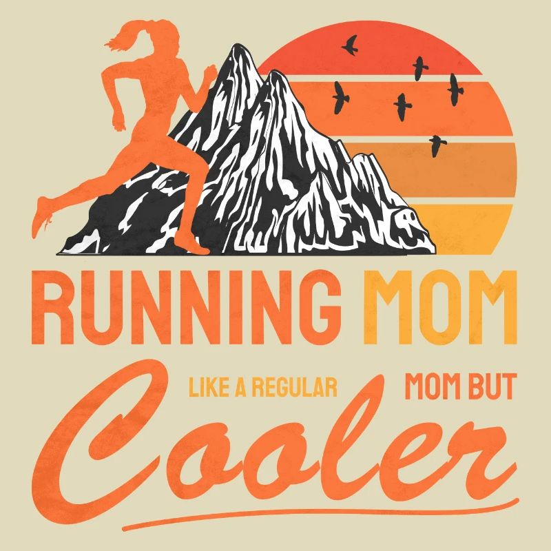 Cadeau de refroidissement de maman de course pour le coureur de maman