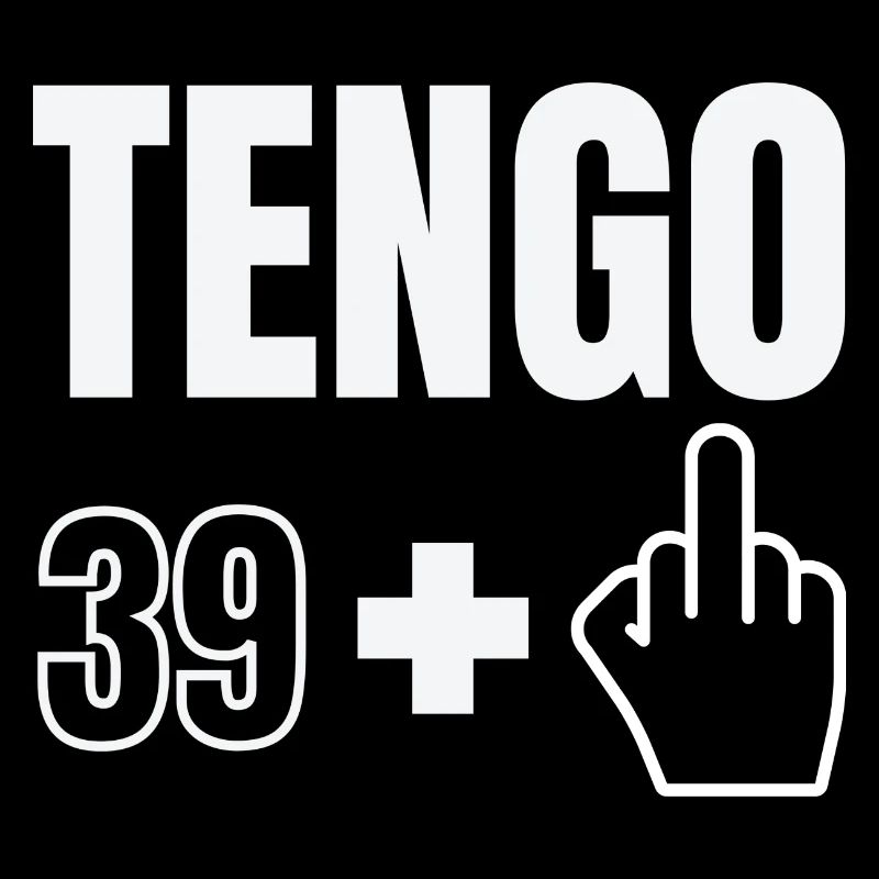 40 cumpleaños Tengo 39 +1