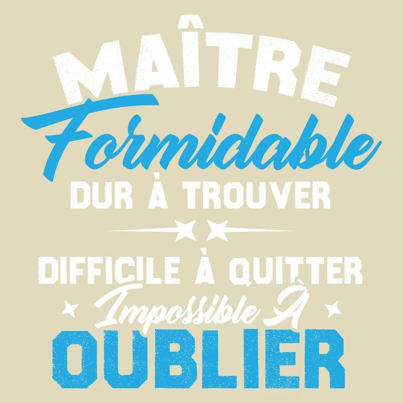Maître Formidable Idée Cadeau Maître D'école