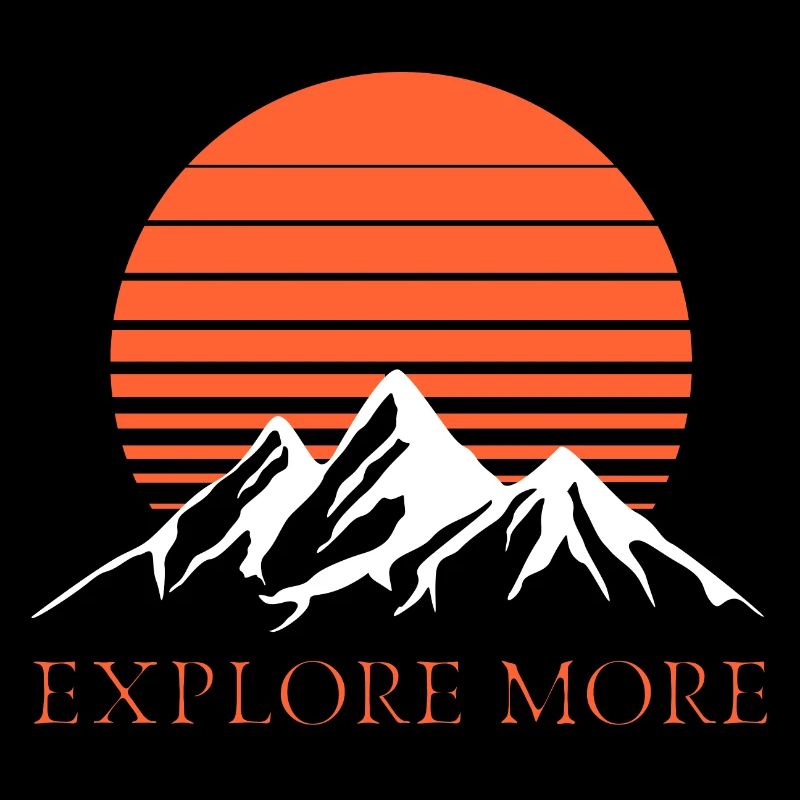 Explore more mountains tshirt