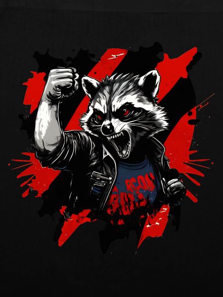 Wütender Waschbär, Anarchie, Revolution, Faust