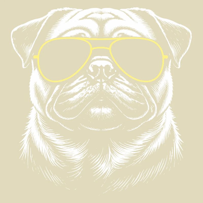 Mops Kopf