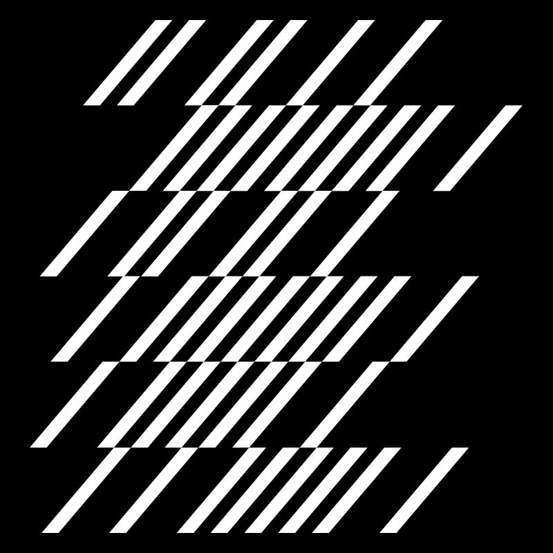 Diagonal Stripe Geom Pattern