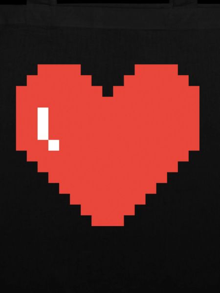 Großes Herz Pixel Art
