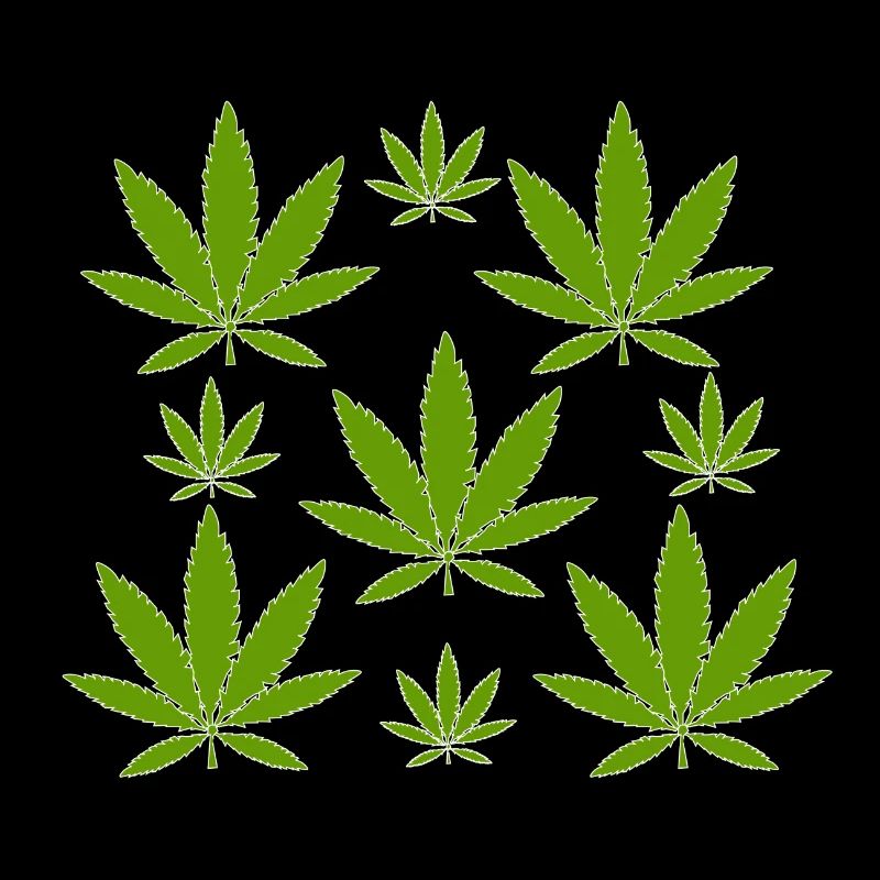 Hemp pattern green