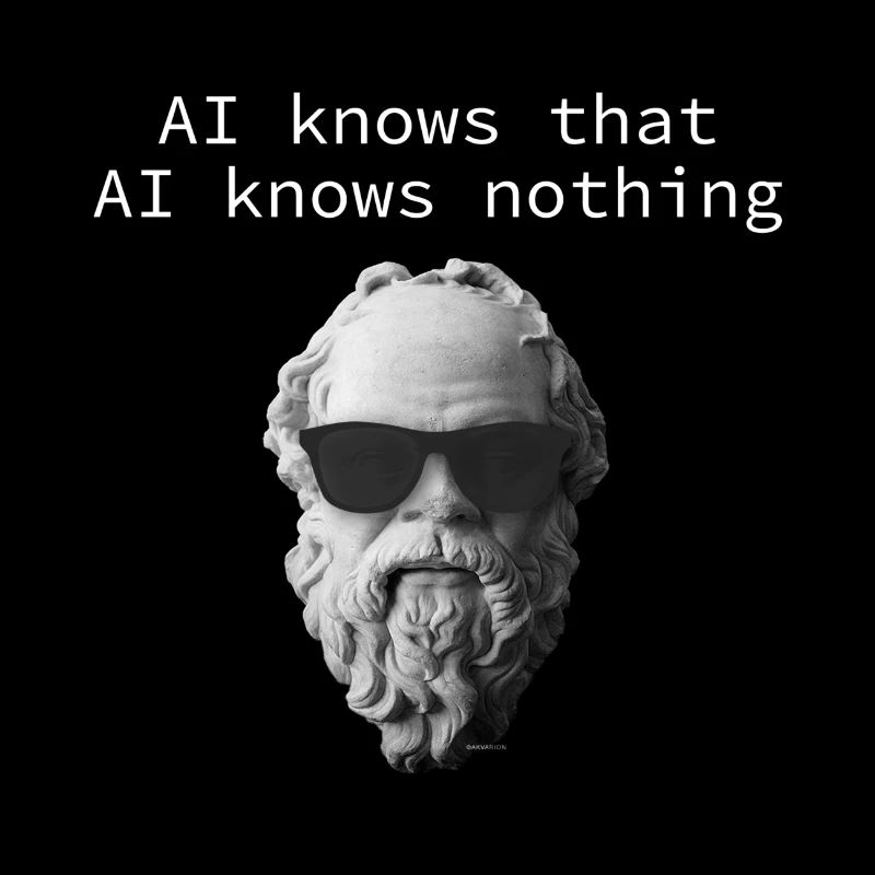 AI knows that AI knows nothing