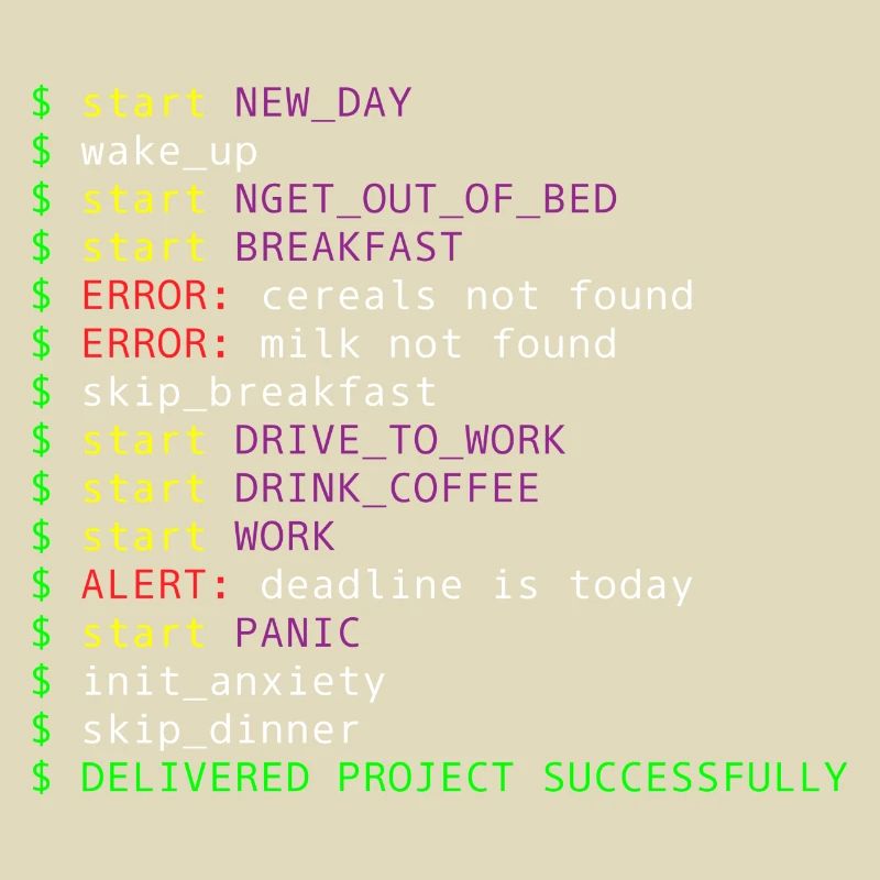 New day Programming Informatic Geschenk Spruch