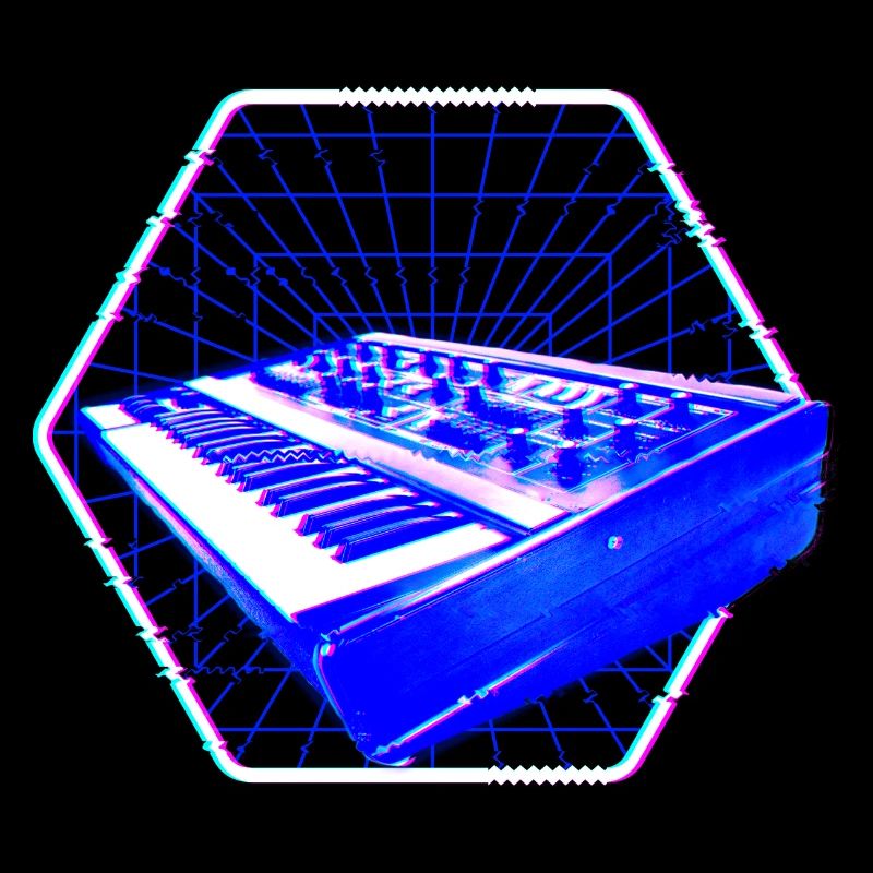 Synthesizer Glitch Ästhetischer Analog