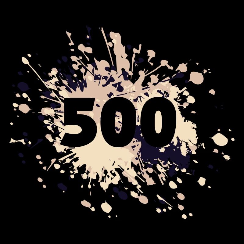 Status Mood 500 Internal Server Error Color Splash