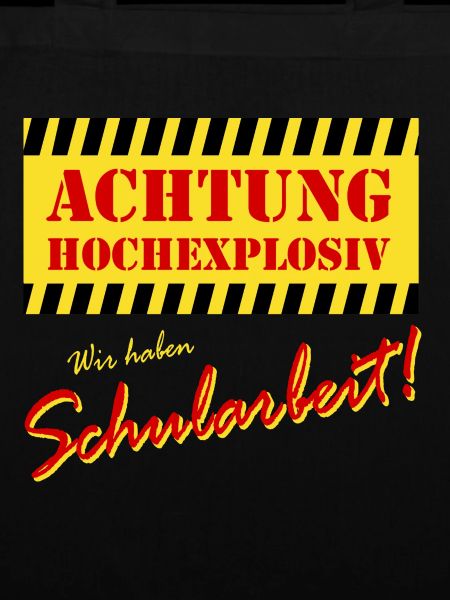 Explosiv Schularbeit