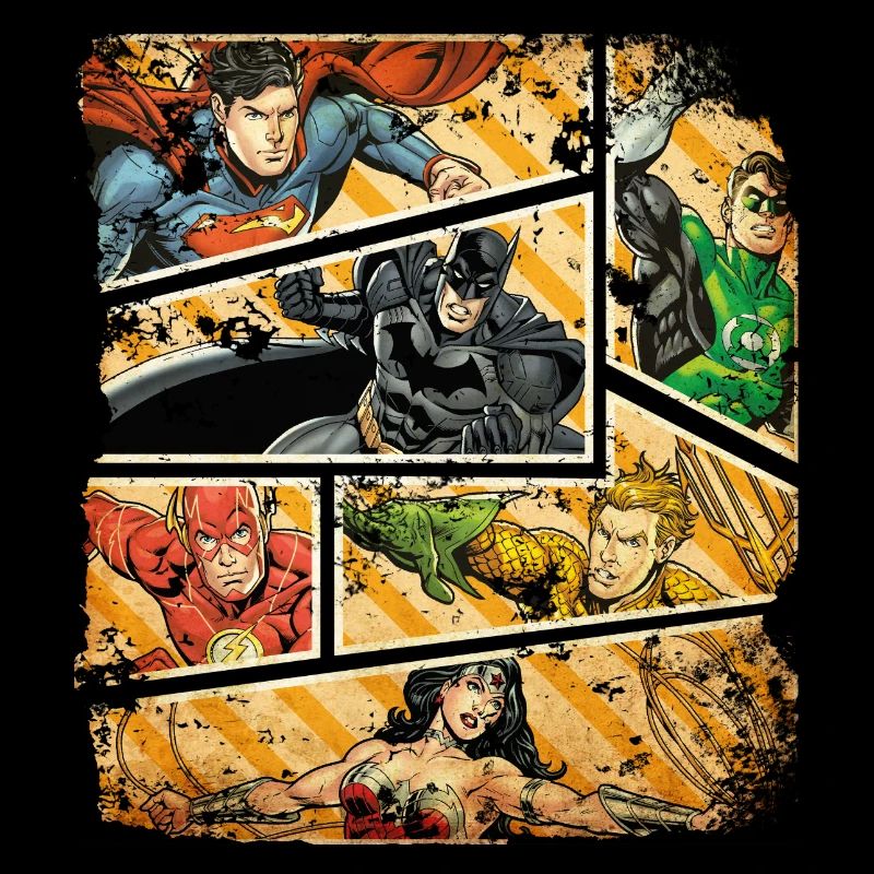 DC Comics Ligue de Justice D'Amérique Collage
