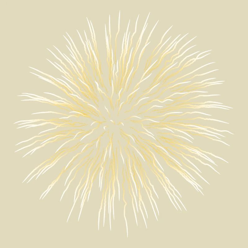 Gold willow firework