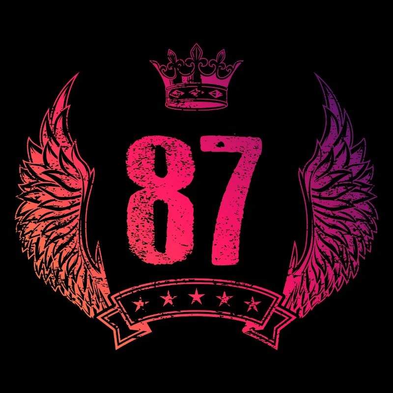87 Number crown