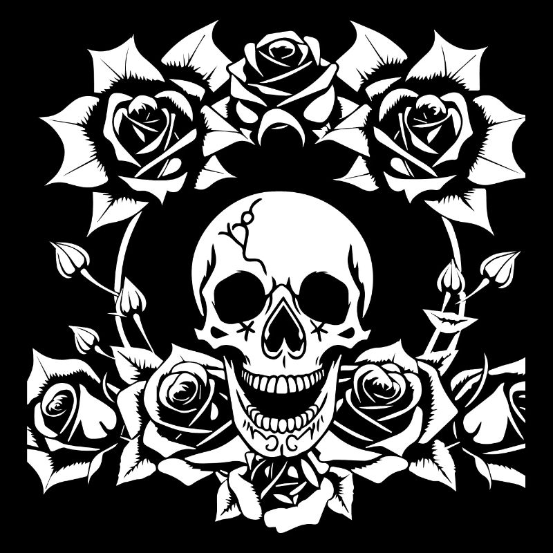 Horror Schädel Schädel Kunst Schädel Gothic Heavy Metal