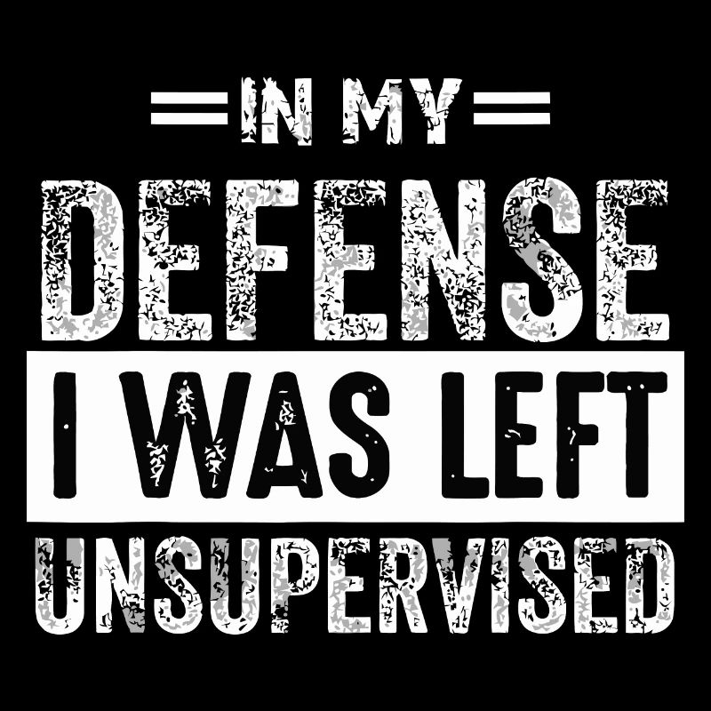 in My Defense i Was Left Unsupervised