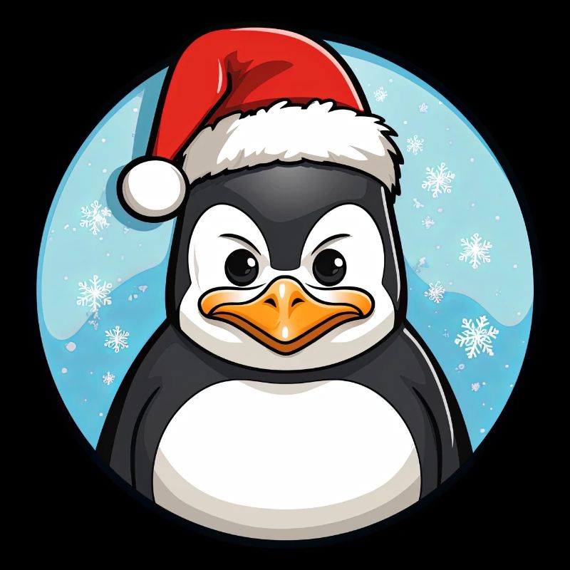 Pinguin Weihnachten
