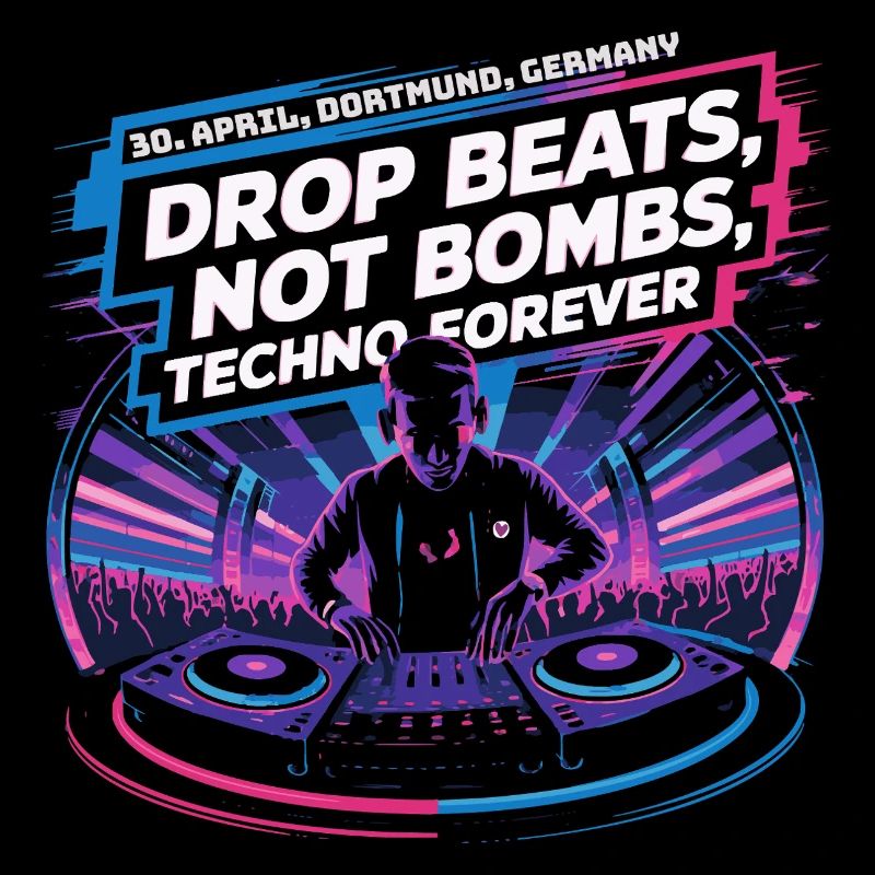 Techno Tanz in den Mai Dortmund
