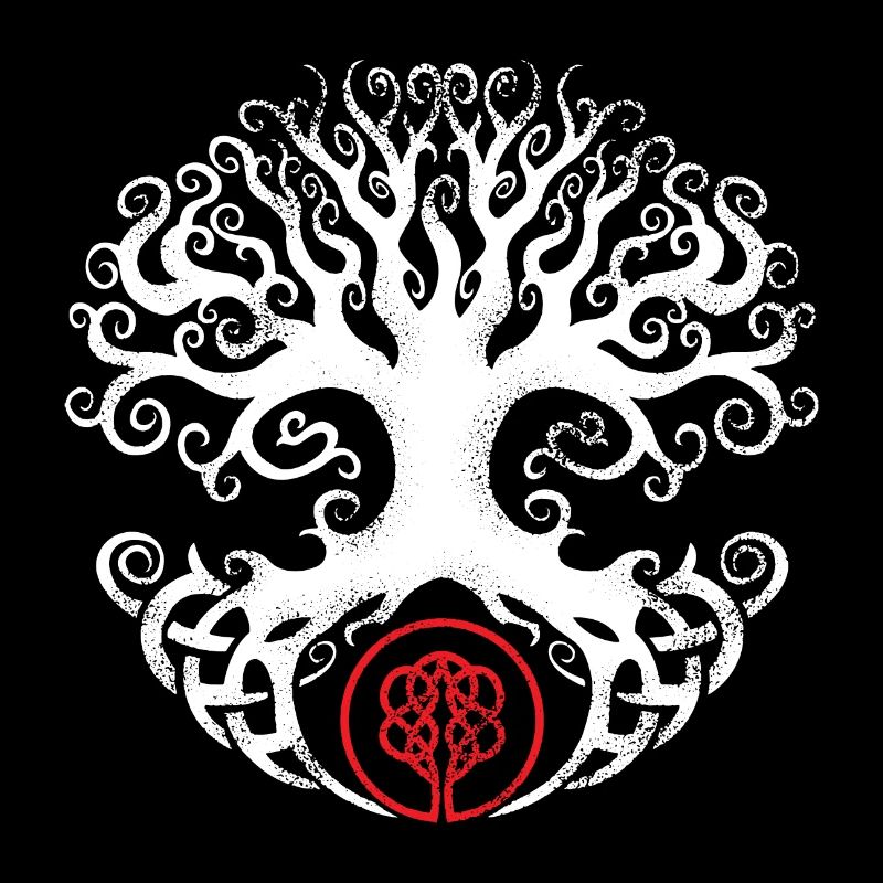 Wikinger Yggdrasil - Weltenbaum - Lebensbaum