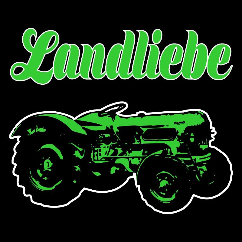 Landliebe Traktor Grasgrün