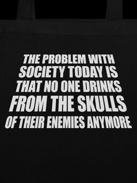 drinks from enemies skulls