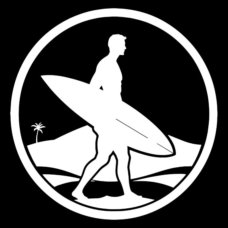 Logo du surfeur