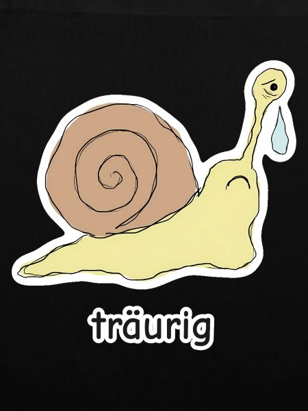 träurig – Schnecke Meme