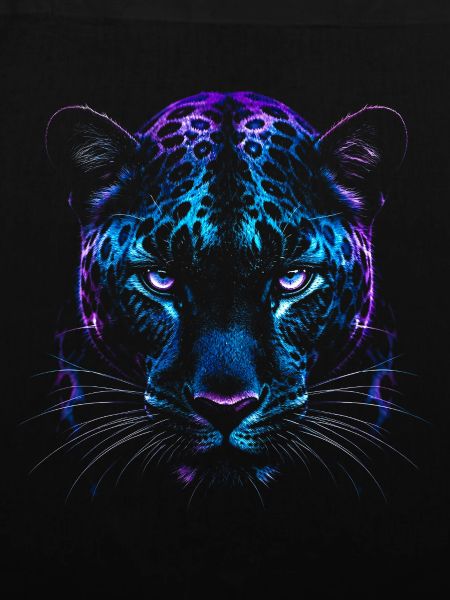 Blauer Lila-Wolkenleopard – Panther