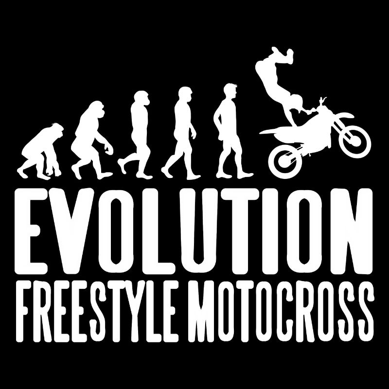 Drôle d’évolution du pilote de motocross freestyle
