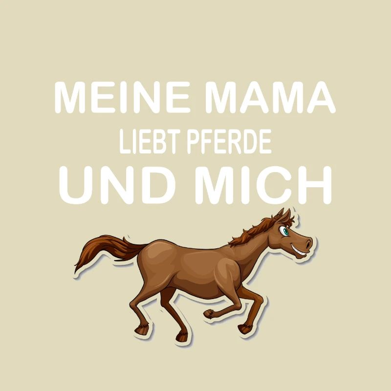 Mama Mutter Pferde Liebe Geschenk Kleinkind