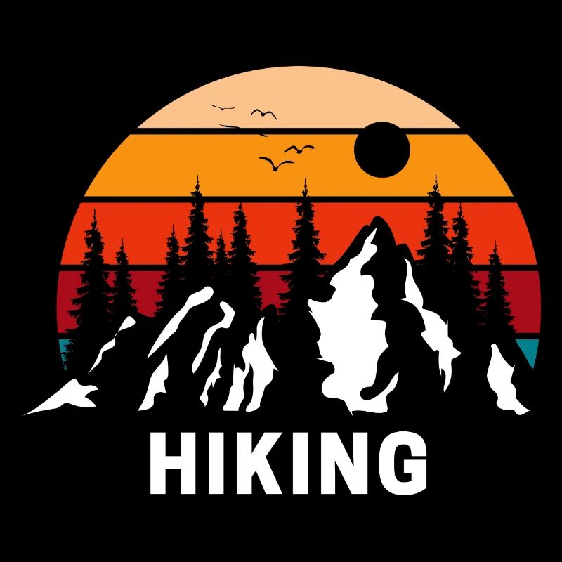 Hiking lovers tshirt