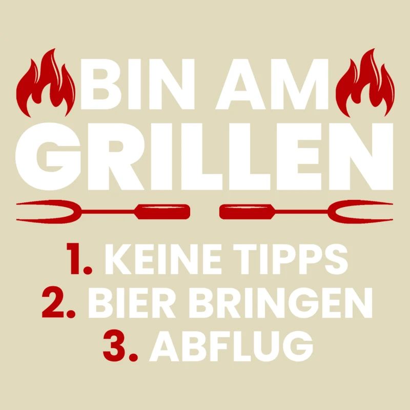Bin am Grillen!