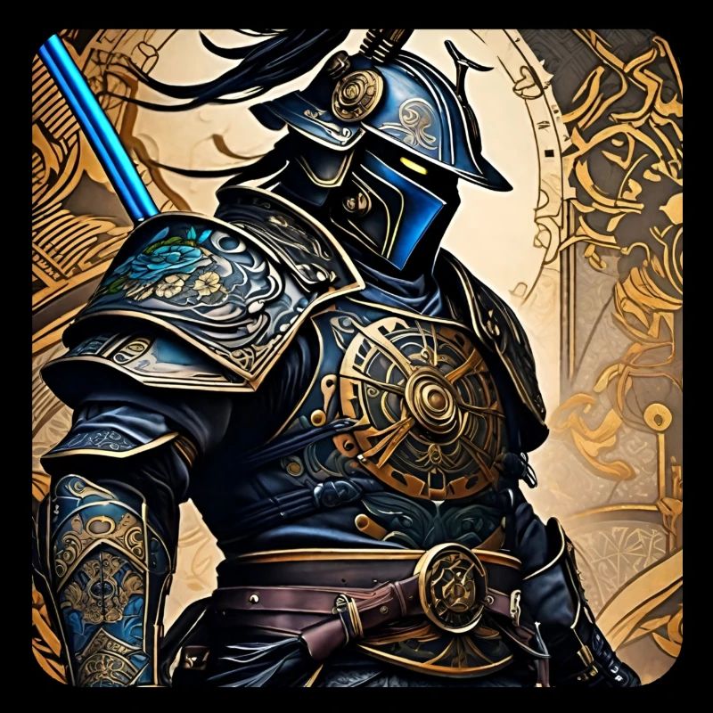 Proud Cyborg Samurai Warrior Japan Asia Ninja