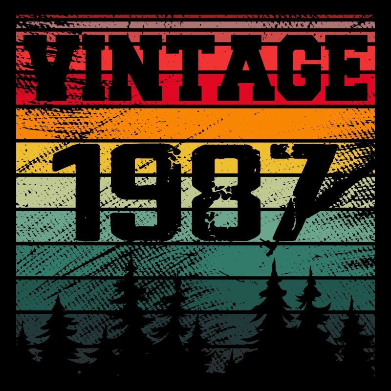 1987 Vintage Geburtstagsgeschenk 1987 Retro