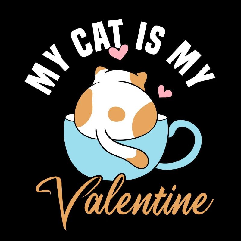 my cat is my valentine