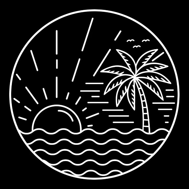 Cercle du coucher de soleil