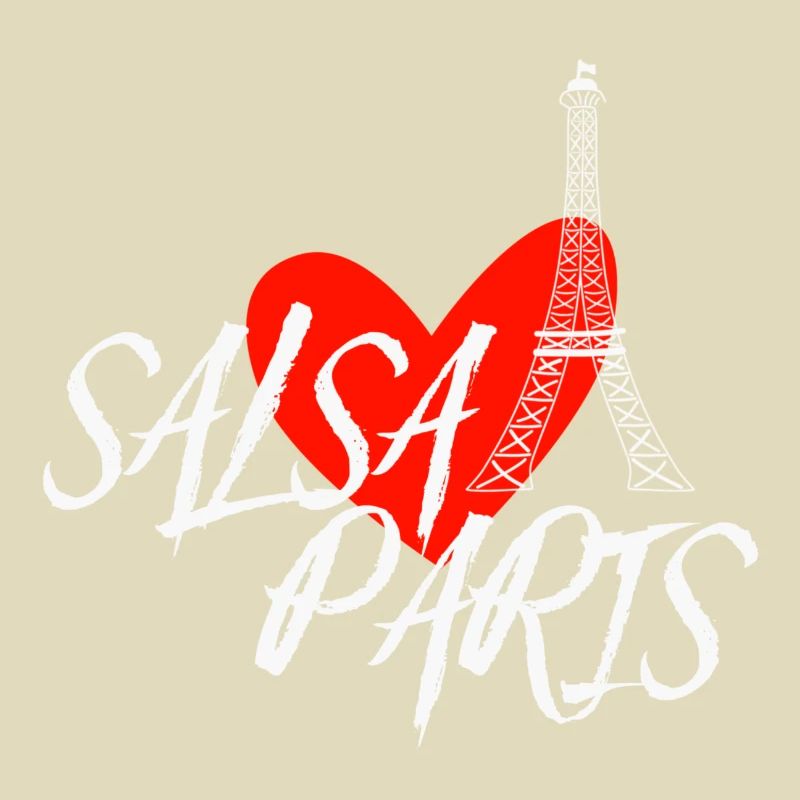 Salsa Paris white Danceshirt