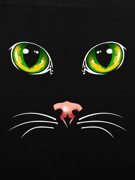 Black cat eyes