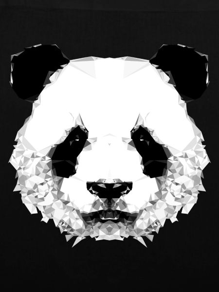 Geometrischer Panda