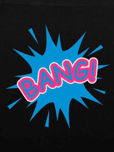 Eine Comic Sprechblase- Bang !