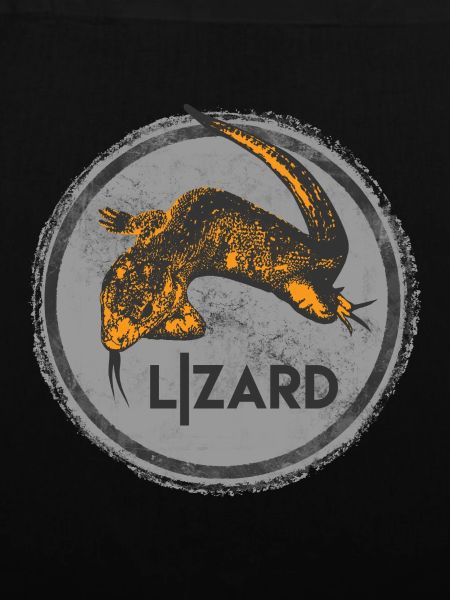 Creative Lizard Illustration Print