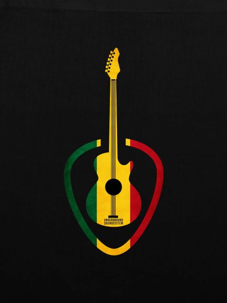 Rastafarian-tone guitar